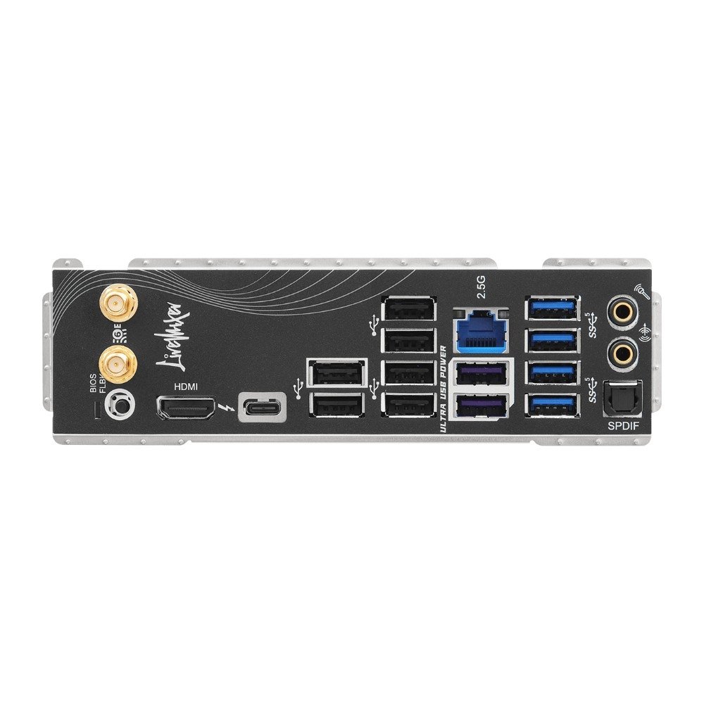 Placa-Mãe ASRock B860 LiveMixer WiFi, Intel LGA 1851, ATX, DDR5 - 90-MXBQV0-A0UAYZ 9