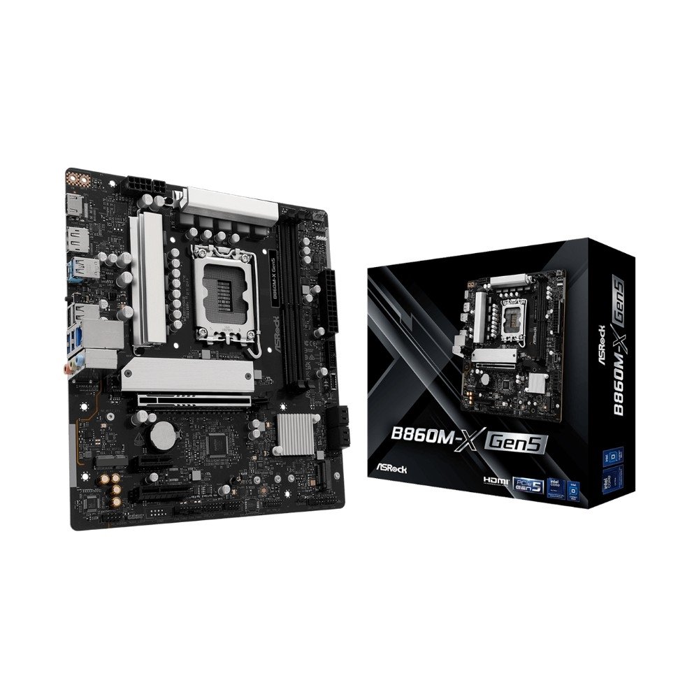 Imagem 5 de 6 do produto Placa-Mãe ASRock B860M-X Gen5, Intel LGA 1851, Micro ATX, DDR5 - 90-MXBSE0-A0UAYZ