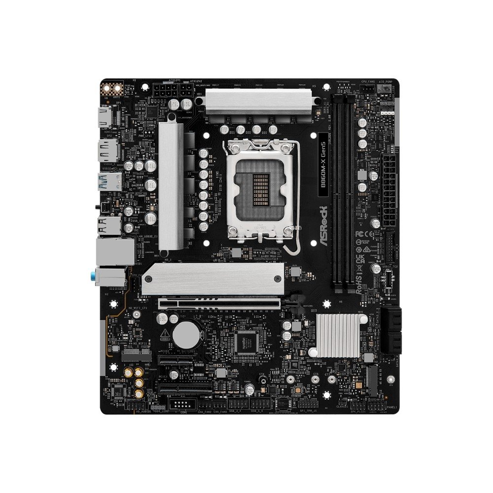 Placa-Mãe ASRock B860M-X Gen5, Intel LGA 1851, Micro ATX, DDR5 - 90-MXBSE0-A0UAYZ 5