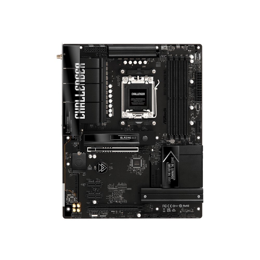 Placa-Mãe ASRock B850 Challenger WiFi, AMD AM5, ATX, DDR5 - 90-MXBTD0-A0UAYZ