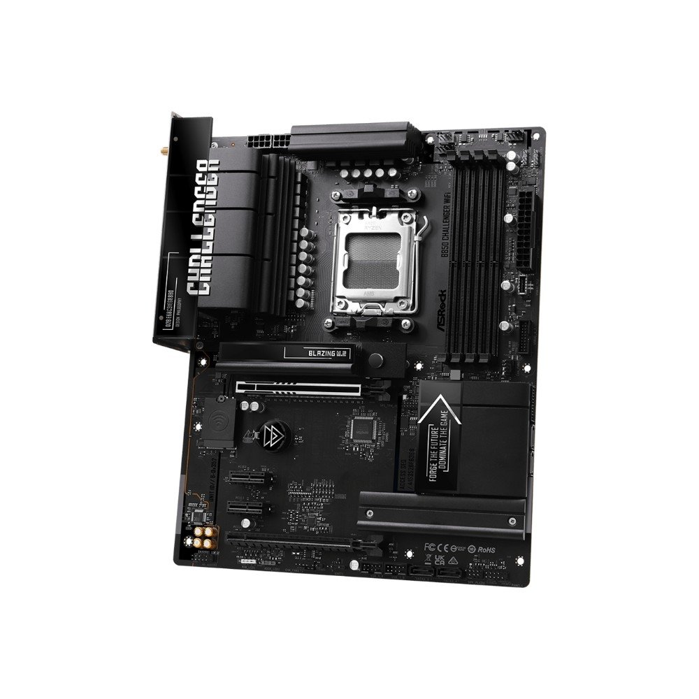 Placa-Mãe ASRock B850 Challenger WiFi, AMD AM5, ATX, DDR5 - 90-MXBTD0-A0UAYZ