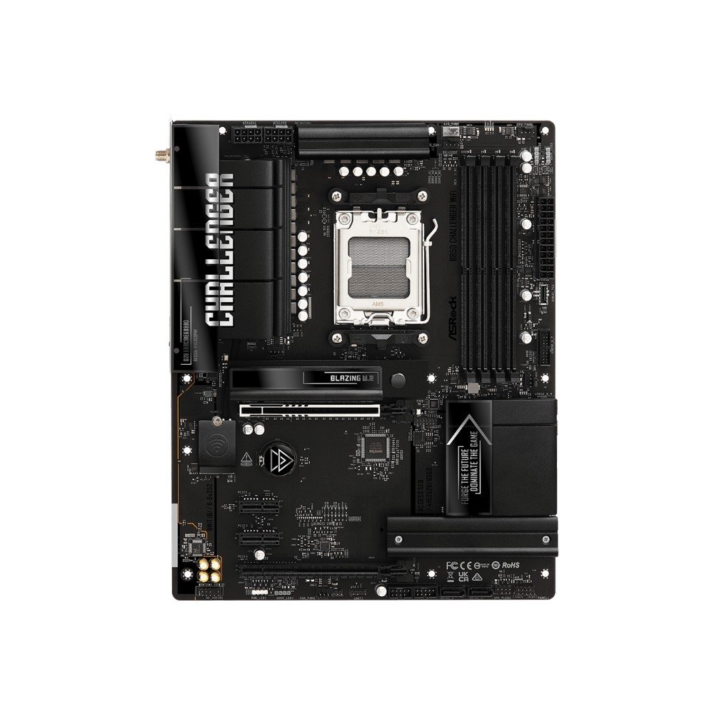 Placa-Mãe ASRock B850 Challenger WiFi, AMD AM5, ATX, DDR5 - 90-MXBTD0-A0UAYZ 5