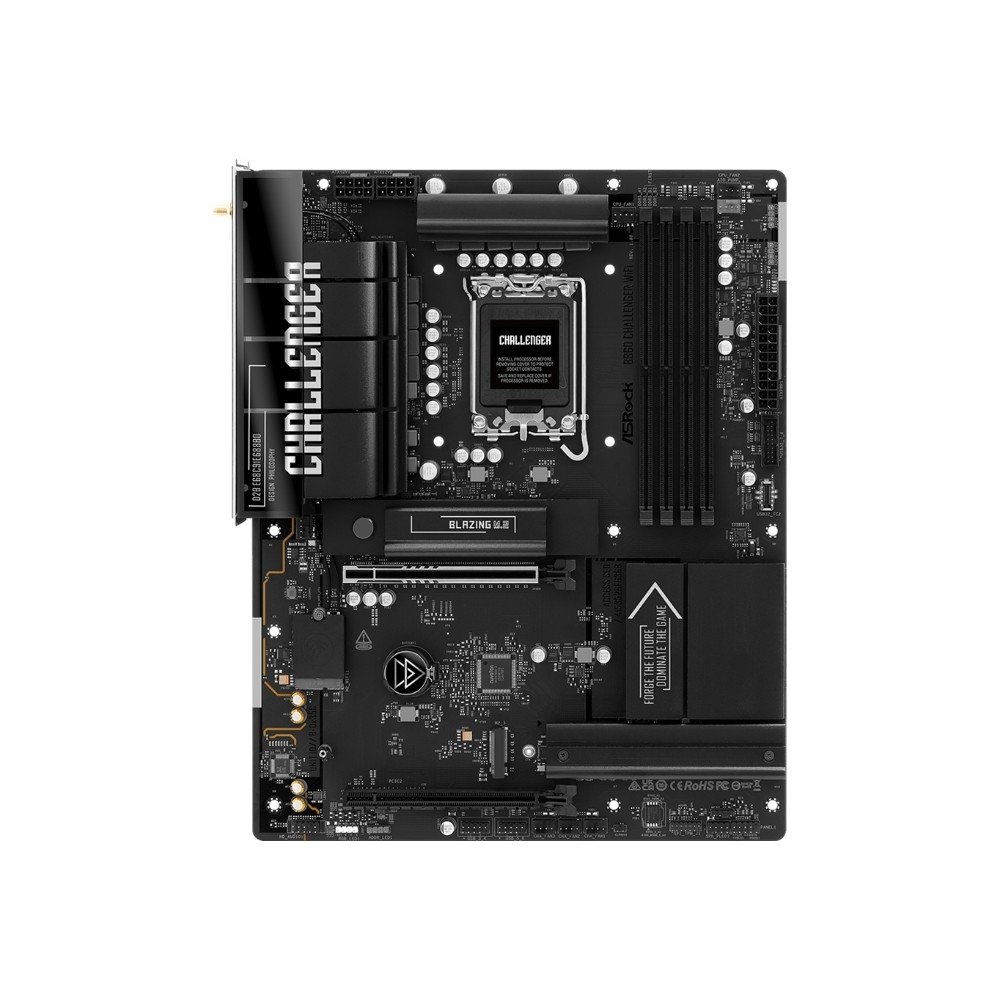 Placa-Mãe ASRock B860 Challenger WiFi, Intel LGA 1851, ATX, DDR5 - 90-MXBUB0-A0UAYZ 5