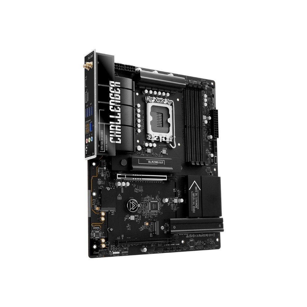 Placa-Mãe ASRock B860 Challenger WiFi, Intel LGA 1851, ATX, DDR5 - 90-MXBUB0-A0UAYZ