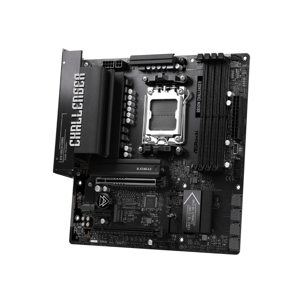 Placa-Mãe ASRock B850M Challenger, AMD AM5, Micro ATX, DDR5 - 90-MXBU40-A0UAYZ - view 3