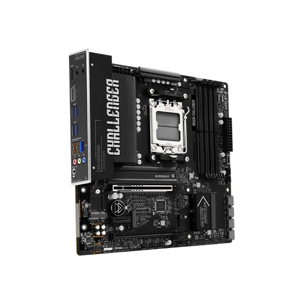 Placa-Mãe ASRock B850M Challenger, AMD AM5, Micro ATX, DDR5 - 90-MXBU40-A0UAYZ - view 5
