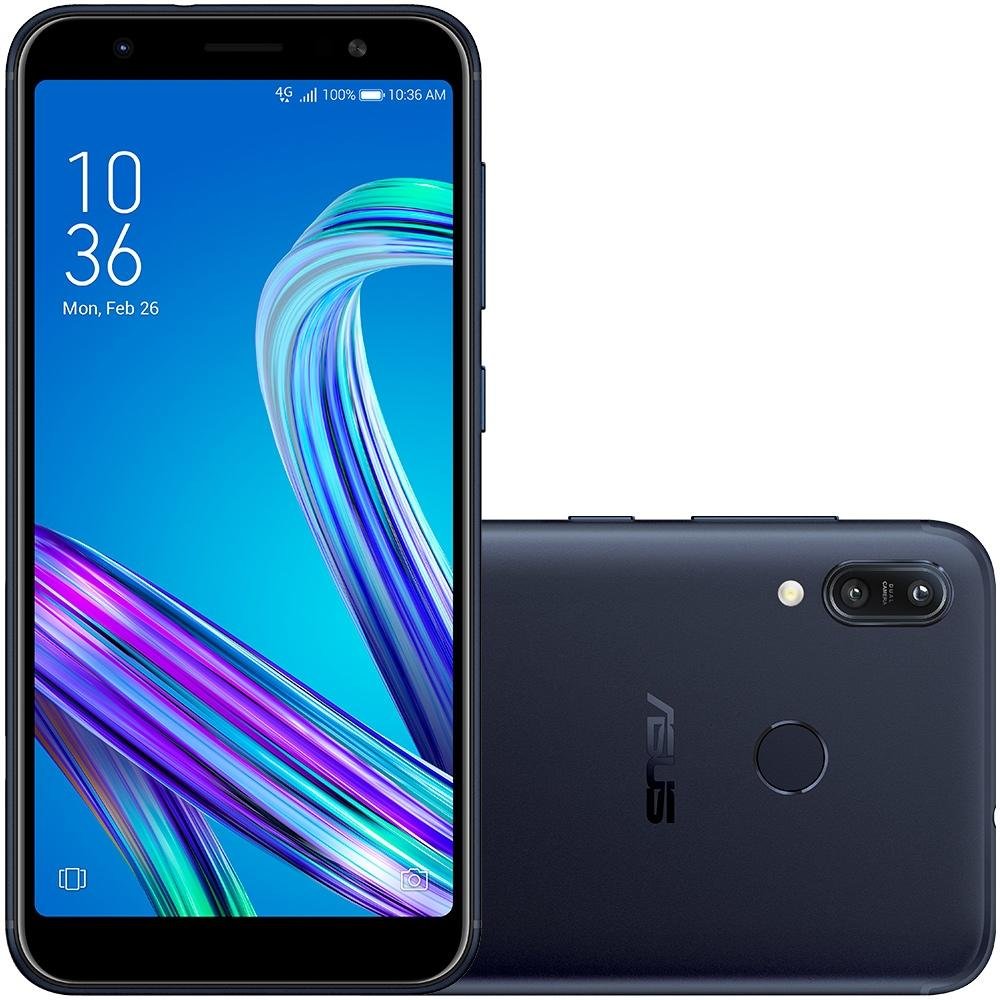 Smartphone Asus Zenfone Max M2, 32GB, 13MP, Tela 5.5´, Preto - ZB555KL-4A158BR Smartphone Asus Zenfone Max M2, 32GB, 13MP, Tela 5.5´, Preto - ZB555KL-4A158BR