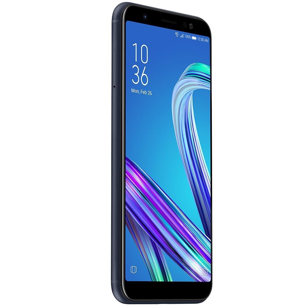 Smartphone Asus Zenfone Max M2, 32GB, 13MP, Tela 5.5´, Preto - ZB555KL-4A158BR Smartphone Asus Zenfone Max M2, 32GB, 13MP, Tela 5.5´, Preto - ZB555KL-4A158BR