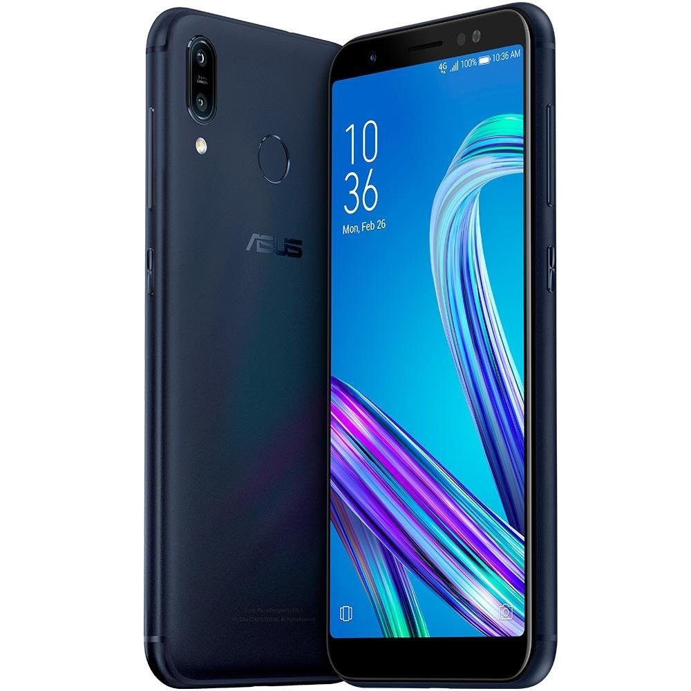 Smartphone Asus Zenfone Max M2, 32GB, 13MP, Tela 5.5´, Preto - ZB555KL-4A158BR Smartphone Asus Zenfone Max M2, 32GB, 13MP, Tela 5.5´, Preto - ZB555KL-4A158BR