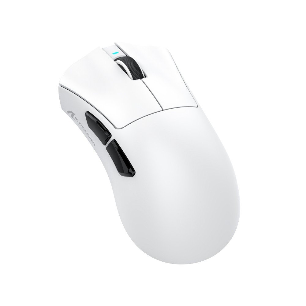 Mouse Gamer Sem Fio Attack Shark V3, ( Balão.info) DPI, Tri-Mode Wireless Bluetooth USB-C, Branco - V3 - view 2