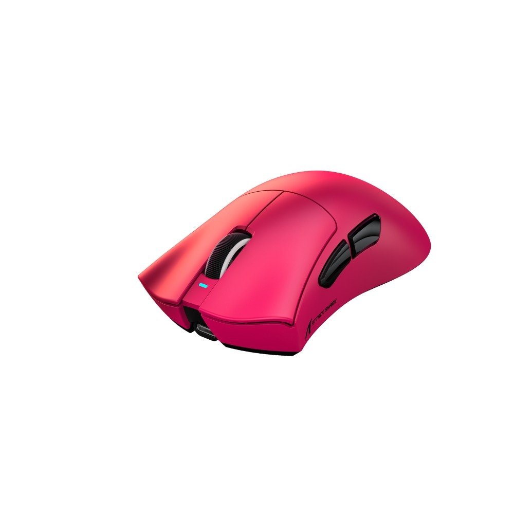 Mouse Gamer Sem Fio Attack Shark V3, ( Balão.info) DPI, Tri-Mode Wireless Bluetooth USB-C, Berry Red - V3 - view 2