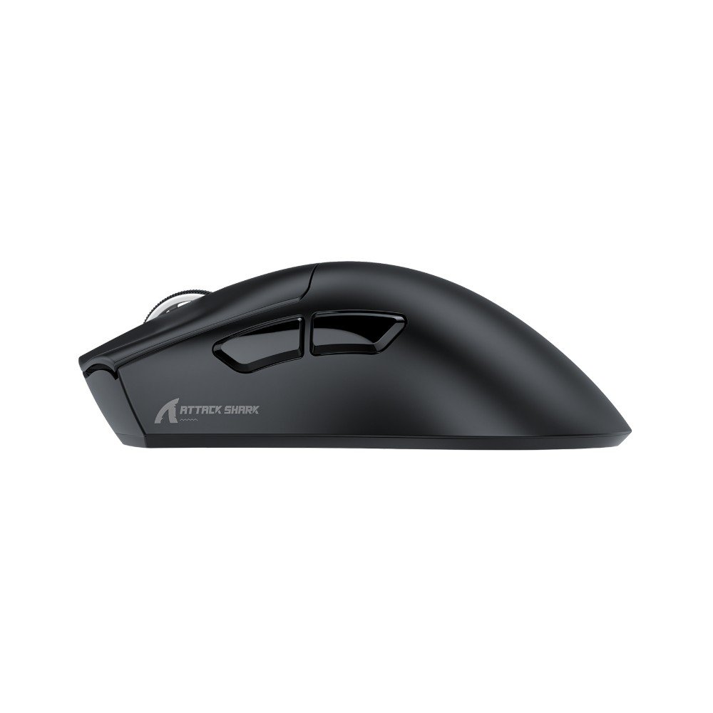 Mouse Gamer Sem Fio Attack Shark V3PRO, RGB, ( Balão.info) DPI, Tri-Mode Wireless Bluetooth USB-C, Preto - V3PRO - view 3