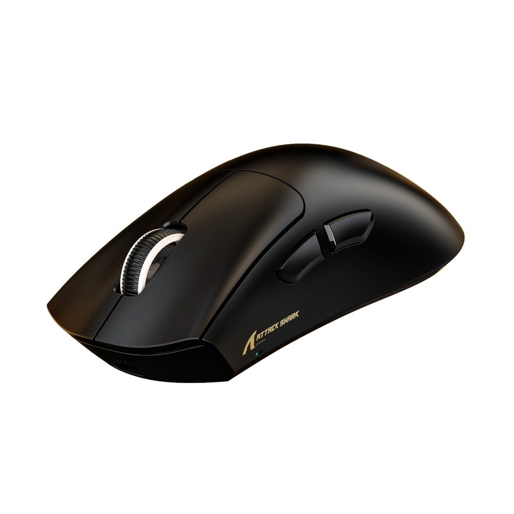 Mouse Gamer Sem Fio Attack Shark V8, ( Balão.info) DPI, Tri-Mode Wireless Bluetooth USB-C, Preto - V8 - view 2