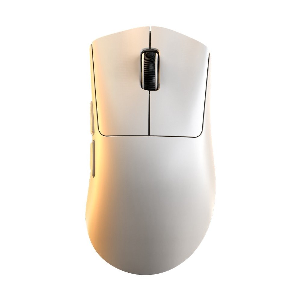 Mouse Gamer Sem Fio Attack Shark V8, 42000 DPI, Tri-Mode Wireless Bluetooth USB-C, Branco - V8