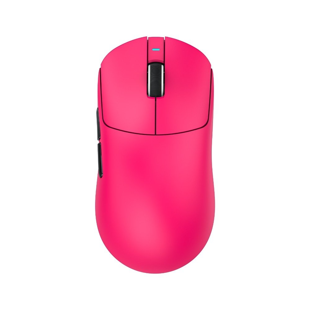 Mouse Gamer Sem Fio Attack Shark X8SE, 25000 DPI, Switch Huano, Tri-Mode Wireless Bluetooth USB-C, Berry Red - X8SE