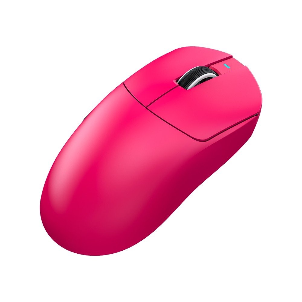 Mouse Gamer Sem Fio Attack Shark X8PLUS, 40000 DPI, Sensor PAW3395, Switch Mecânico Omron, 1000Hz, Wireless, Berry Red - X8 PLUS Berry Red