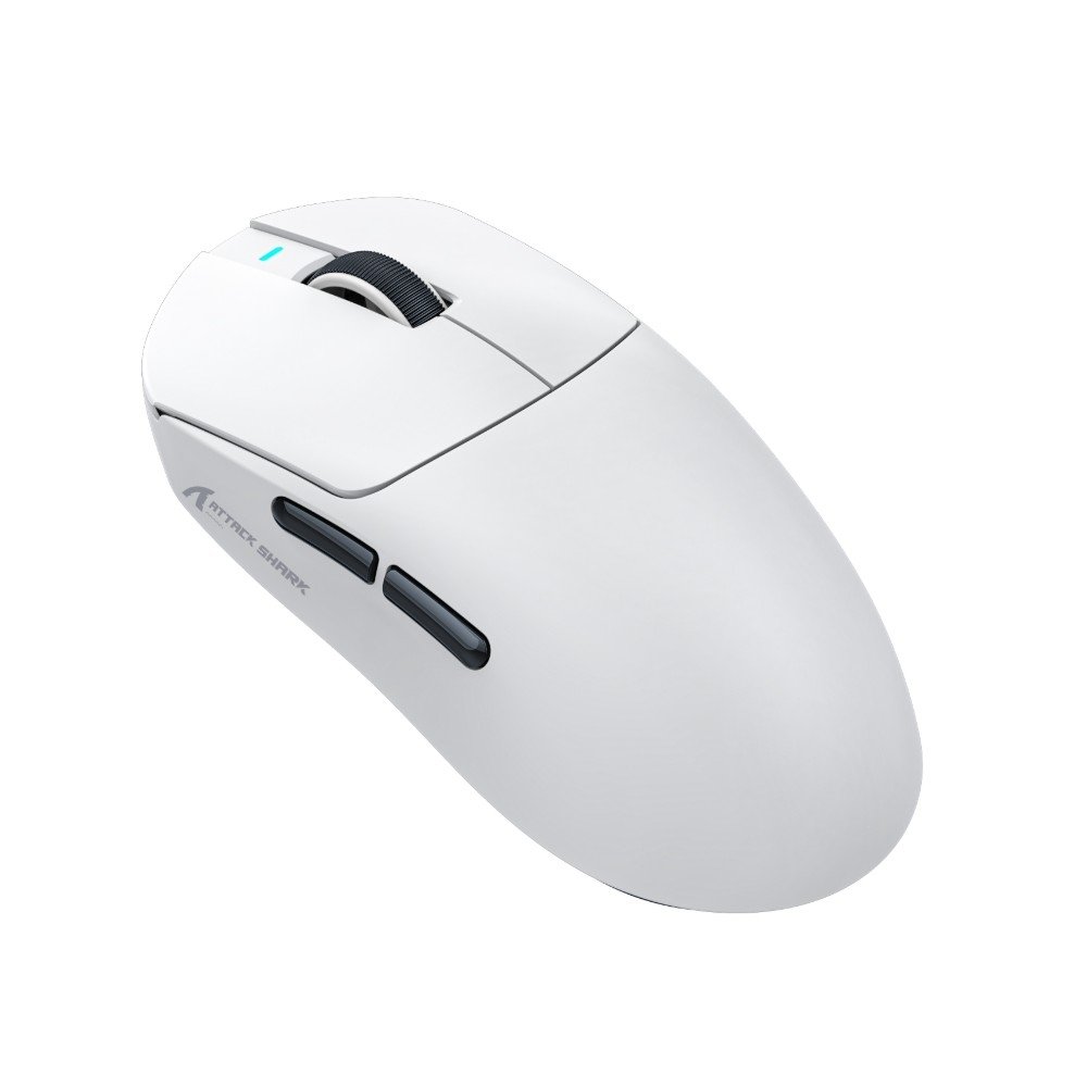 Mouse Gamer Sem Fio Attack Shark X8 Ultimate, Tri-Mode ( Balão.info) DPI, White - X8Ultimate White - view 2