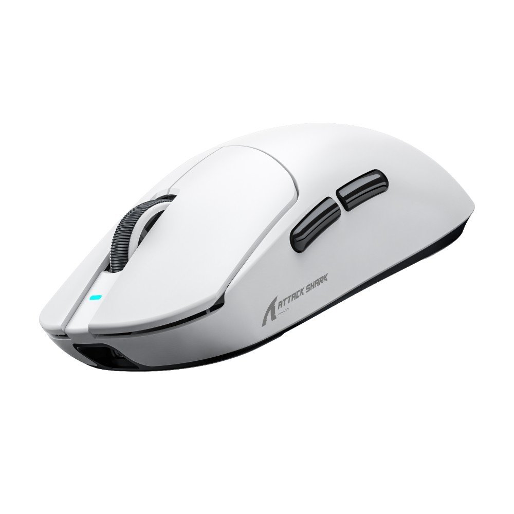 Mouse Gamer Sem Fio Attack Shark X8 Ultimate, Tri-Mode ( Balão.info) DPI, White - X8Ultimate White - view 5