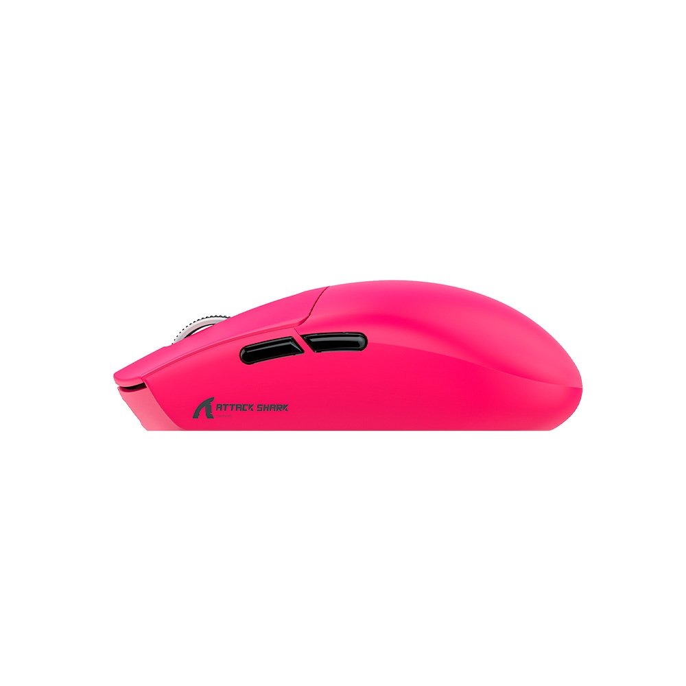 Imagem 2 de 2 do produto Mouse Gamer Sem Fio Attack Shark G3, 25000 DPI, 1000 Hz, 400 IPS, Vermelho - G3 Berry Red