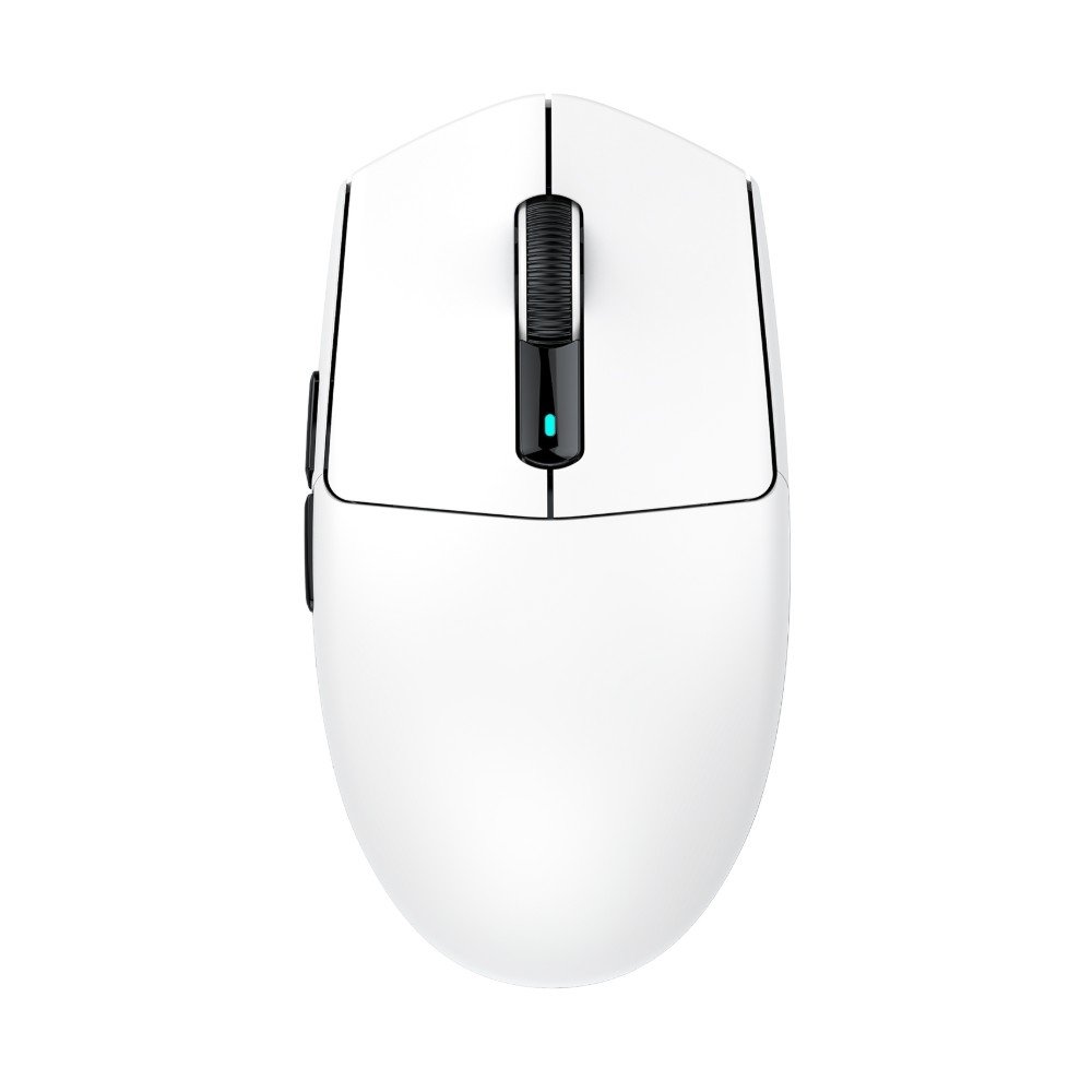 Mouse Gamer Sem Fio Attack Shark G3 Pro, 25000 DPI, Switch Omron, Com Base de Carregamento, Tri-Mode Wireless Bluetooth USB-C, Branco - G3 PRO