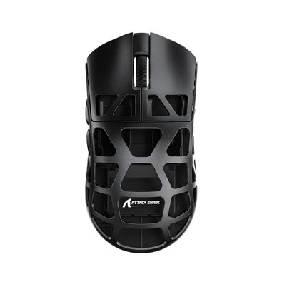 Mouse Gamer Sem Fio Attack Shark R3 Magnesium, 26000 DPI, Liga de Magnésio, Switch Kailh Black Mamba, Tri-Mode Wireless Bluetooth USB-C, Preto - R3