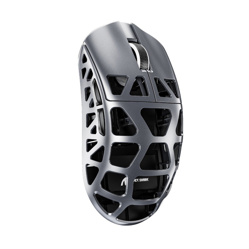 Mouse Gamer Sem Fio Attack Shark R3 Magnesium, ( Balão.info) DPI, Liga de Magnésio, Switch ( Balão.info) Black Mamba, Tri-Mode Wireless Bluetooth USB-C, Cinza - R3 - view 2