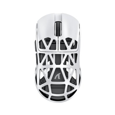 Mouse Gamer Sem Fio Attack Shark R2 Magnesium, 42000 DPI, Liga de Magnésio, Switch Óptico, Tri-Mode Wireless Bluetooth USB-C, Branco - R2