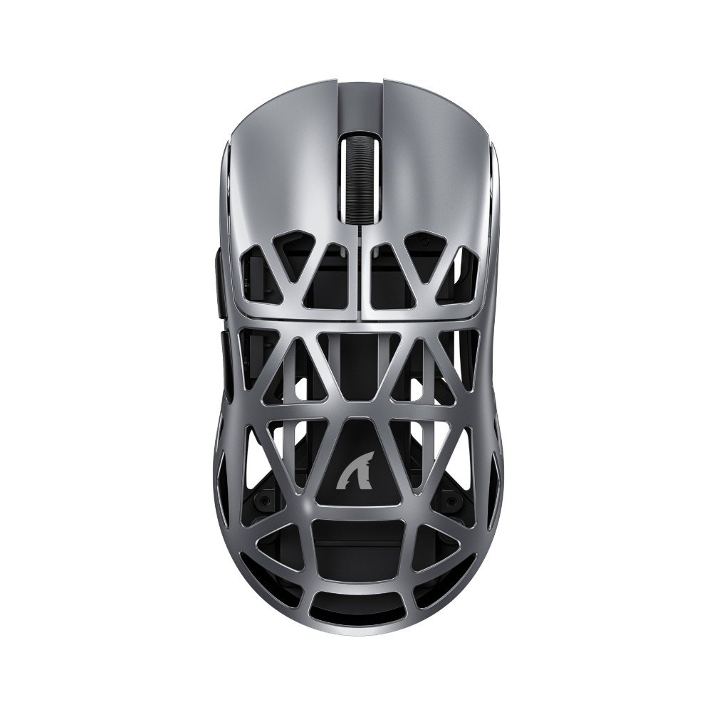 Mouse Gamer Sem Fio Attack Shark R2 Magnesium, 42000 DPI, Liga de Magnésio, Switch Óptico, Tri-Mode Wireless Bluetooth USB-C, Cinza - R2