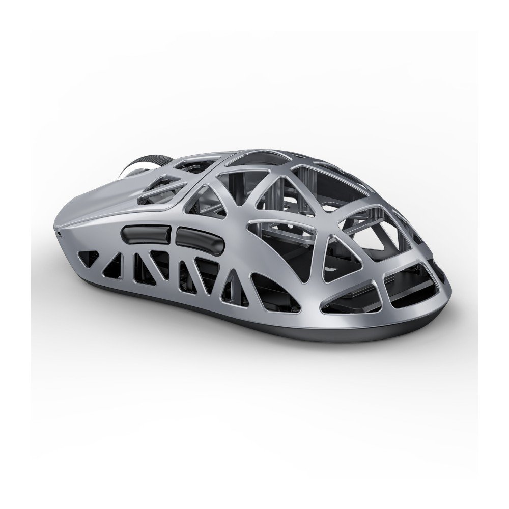Mouse Gamer Sem Fio Attack Shark R2 Magnesium, ( Balão.info) DPI, Liga de Magnésio, Switch Óptico, Tri-Mode Wireless Bluetooth USB-C, Cinza - R2 - view 3