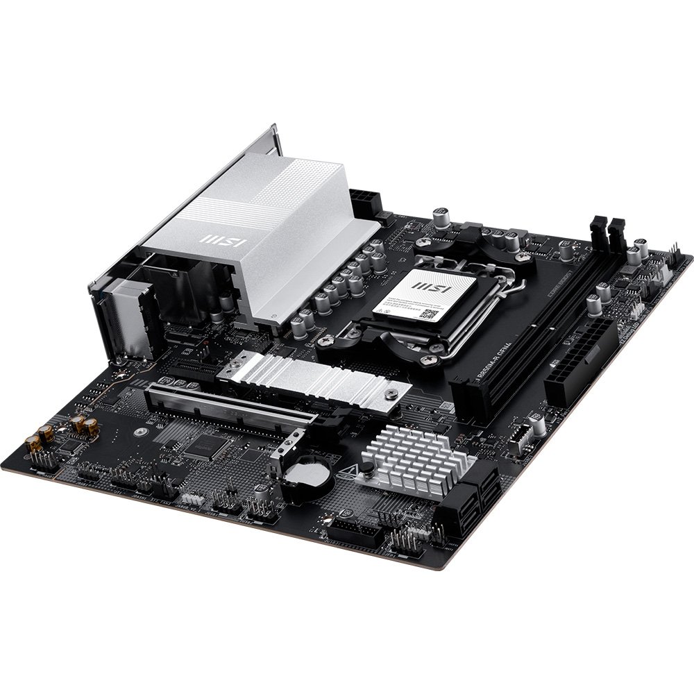 Placa-Mãe MSI PRO B850M-B Gen4, AMD AM5, mATX, DDR5 - B850MBGEN4 - view 4