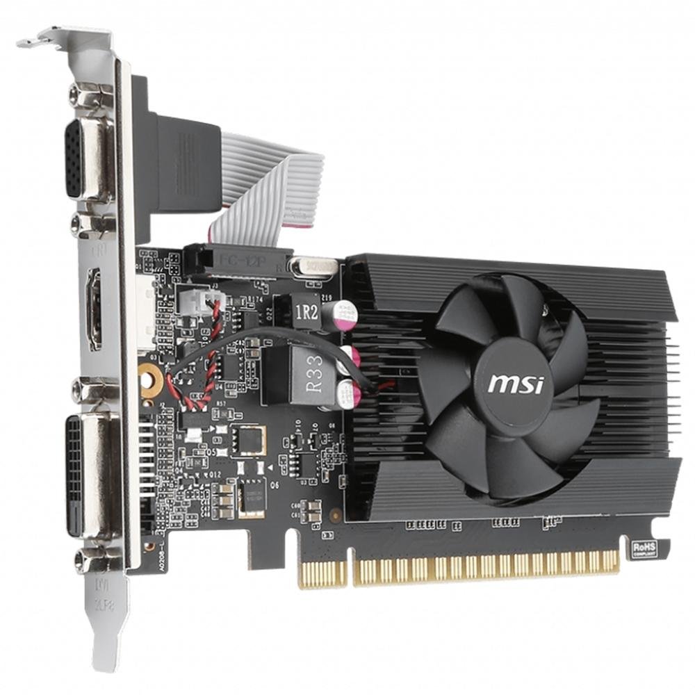 Placa de Vídeo MSI GT 710 2GD3 LP 2GB | KaBuM!
