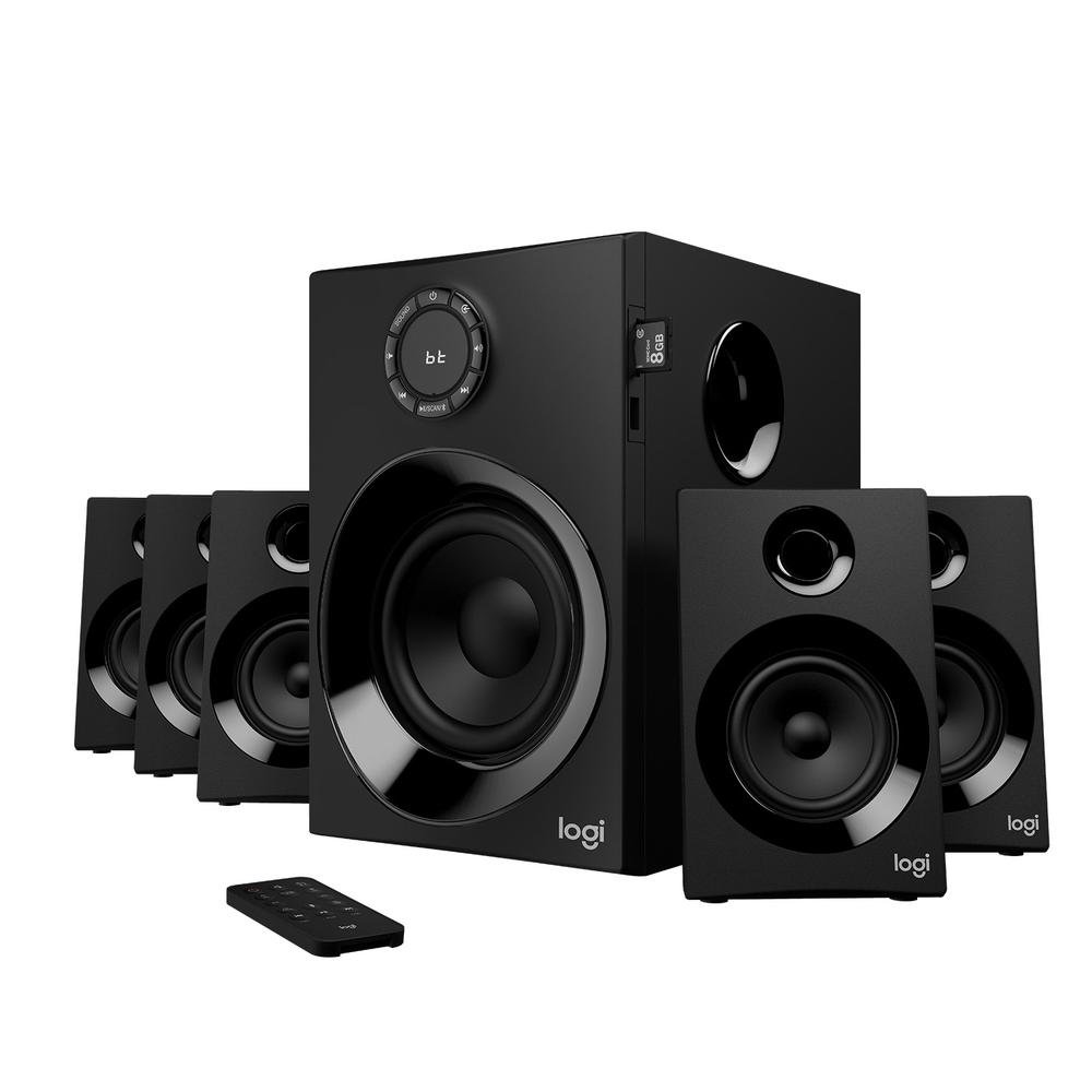 Caixa de Som Logitech Z607 5.1 Surround, Bluetooth| KaBuM!