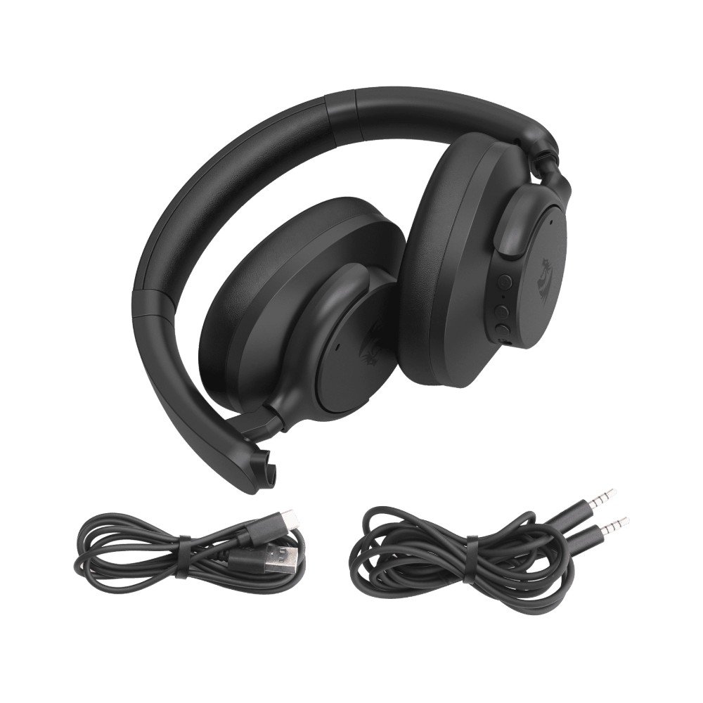 Headset Gamer Sem Fio ( Balão.info) Vibecore 600X, Bluetooth, Drivers 40mm, Preto ( Balão.info - foto 7