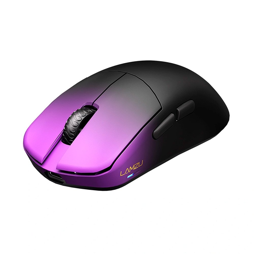 Mouse Gamer Sem Fio ( Balão.info) Maya X, 8000Hz, Sensor PWM 3950, DPI 30000, Ultra-Leve, Purple Shadow - 6975637430114 - foto 2
