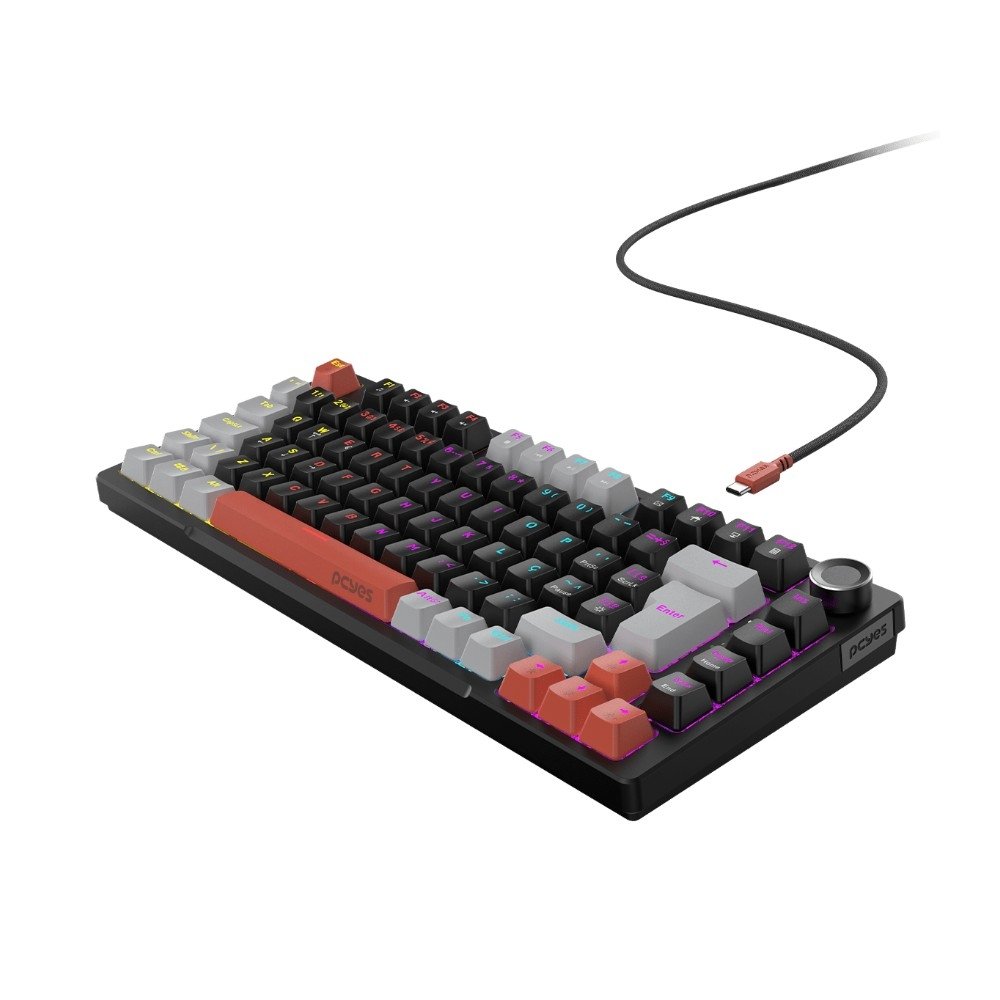 Teclado Mecânico Gamer ( Balão.info) Arkeum, 75%, RGB, Switch Blue, ( Balão.info), Black ( Balão.info - foto 2