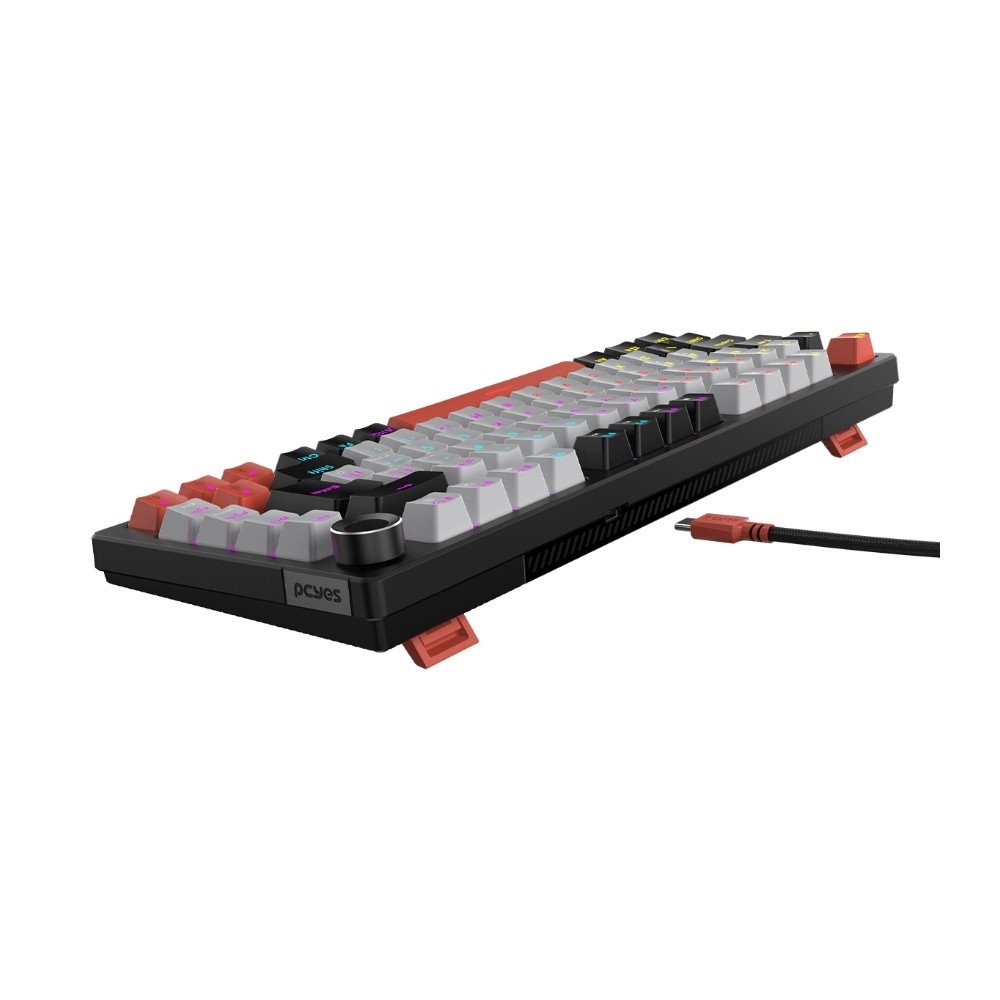 Teclado Mecânico Gamer ( Balão.info) Arkeum, 75%, RGB, Switch Red, ( Balão.info), Black ( Balão.info - foto 3