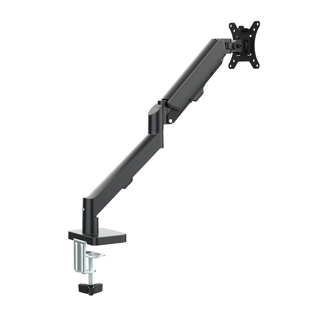 Imagem 3 de 9 do produto Suporte de Mesa Articulado Storm Tech para 1 Monitor ou TV de 17" a 32", Pistão a Gás, Ajuste de Altura, VESA, Preto - SPMT0001