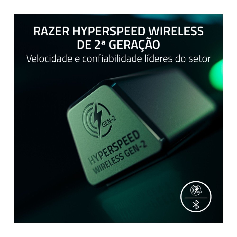 Imagem 5 de 5 do produto Headset Gamer Razer BlackShark V3 Pro Sem Fio, ANC, Drivers 50mm, 2.4 GHz, Bluetooth, Preto - RZ04-05400300