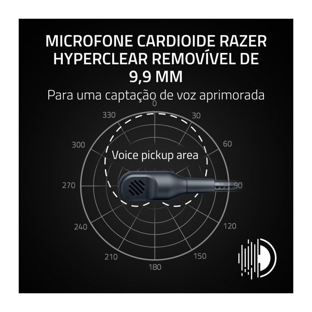 Headset Gamer Razer BlackShark V3 X HyperSpeed Sem Fio, Drivers 50mm, Preto - RZ04-05420100 - view 3