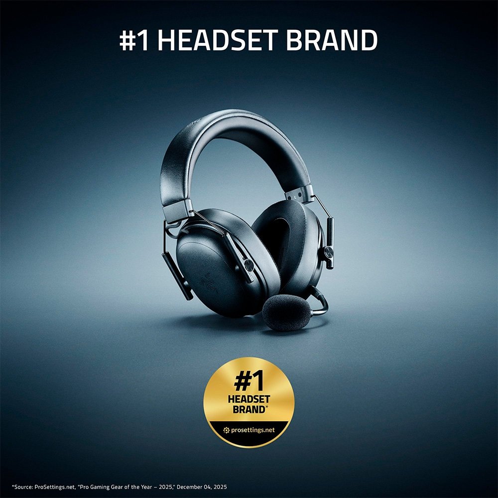 Headset Sem Fio Gamer Razer Blackshark V3 X HyperSpeed, Drivers 50mm, Ultra-Leve, Preto - RZ04-05420100 - view 11