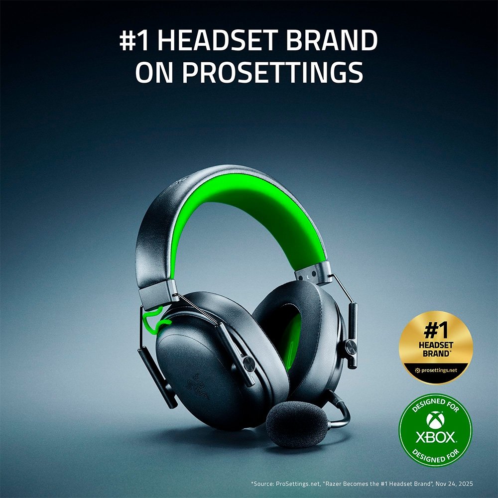 Imagem 7 de 7 do produto Headset Gamer Sem Fio Razer BlackShark V3 X HyperSpeed, Drivers 50mm, Preto - RZ04-05420200