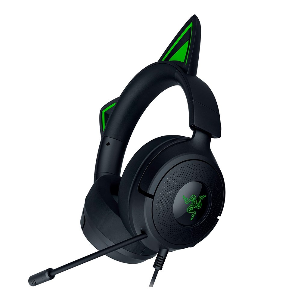 Headset Gamer Razer Kraken Kitty V3 X, RGB Chroma, Iluminação nas Orelhas, USB, Preto - RZ04-05350200 - view 4