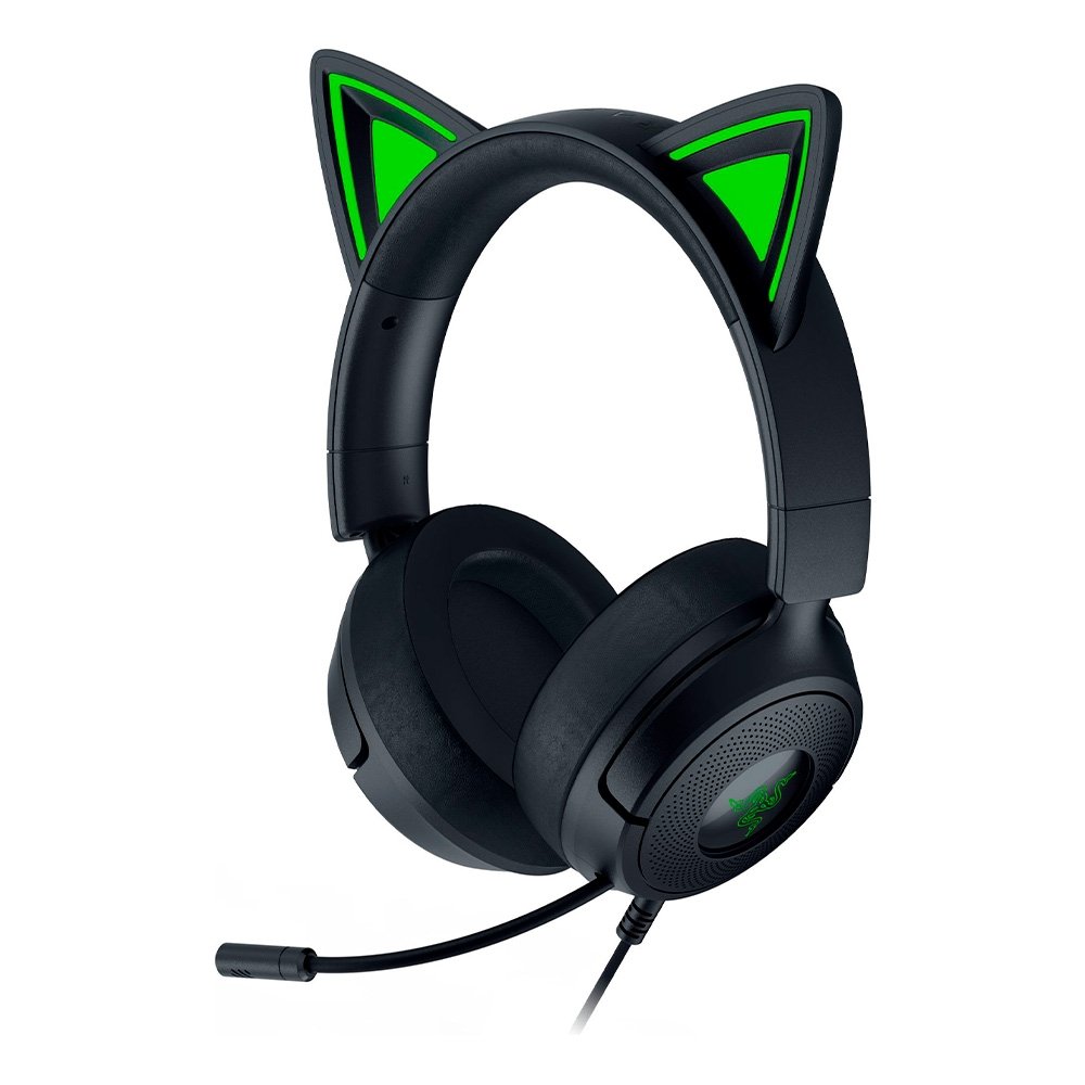 Headset Gamer Razer Kraken Kitty V3 X, RGB Chroma, Iluminação nas Orelhas, USB, Preto - RZ04-05350200 - view 2
