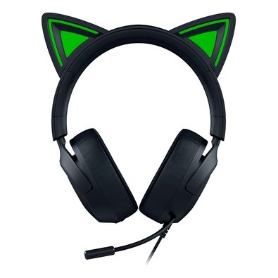 Headset Gamer Razer Kraken Kitty V3 X, RGB Chroma, Iluminação nas Orelhas, USB, Preto - RZ04-05350200