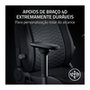 Cadeira Gamer Razer Iskur V2 NewGen, Ergonômica, Até 136Kg, Suporte Lombar Adaptável, Couro EPU CoolTouch, Espuma Dupla Densidade, Braços 4D, Preta - RZ38-04900800