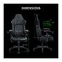 Cadeira Gamer Razer Iskur V2 NewGen, Ergonômica, Até 136Kg, Suporte Lombar Adaptável, Couro EPU CoolTouch, Espuma Dupla Densidade, Braços 4D, Preta - RZ38-04900800