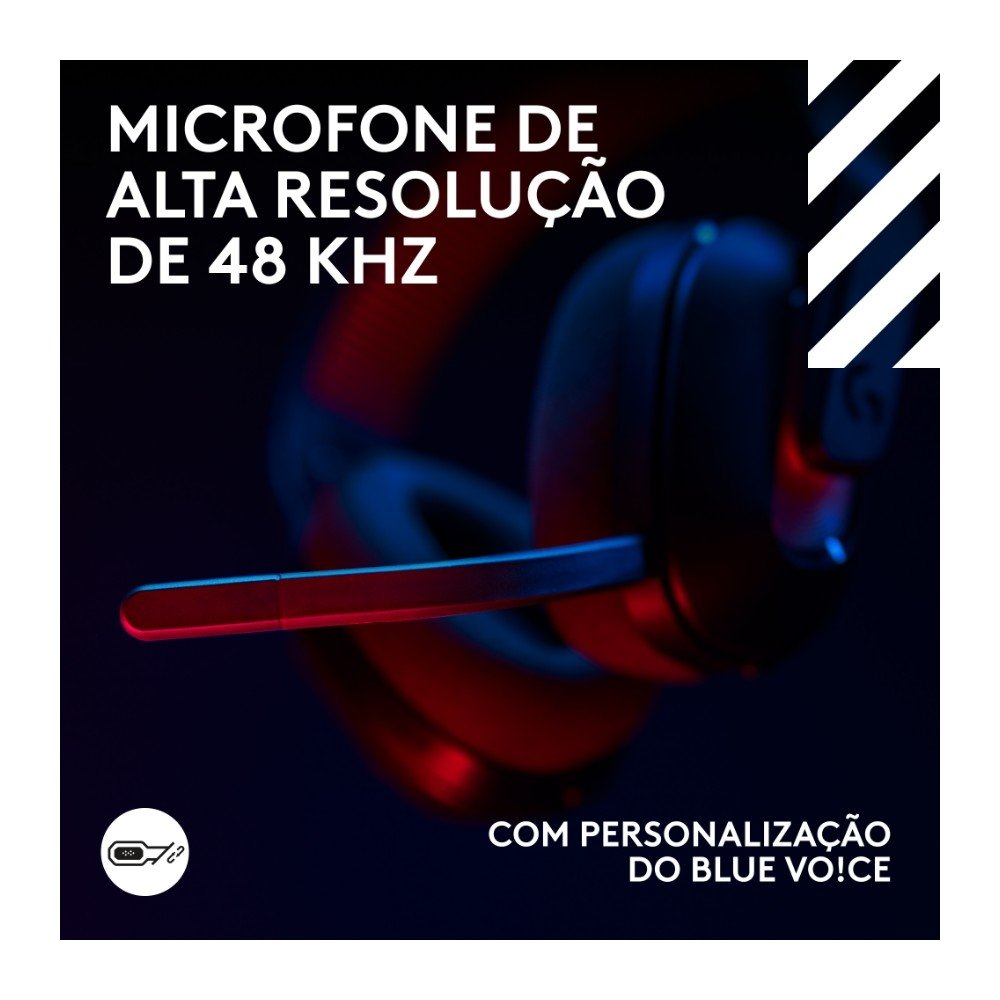 Headset Gamer Sem Fio ( Balão.info) X ( Balão.info), Bluetooth, RGB LIGHTSYNC, PLAYSYNC AUDIO, PS5, ( Balão.info), Switch e PC, Preto - 939-( Balão.info - foto 4