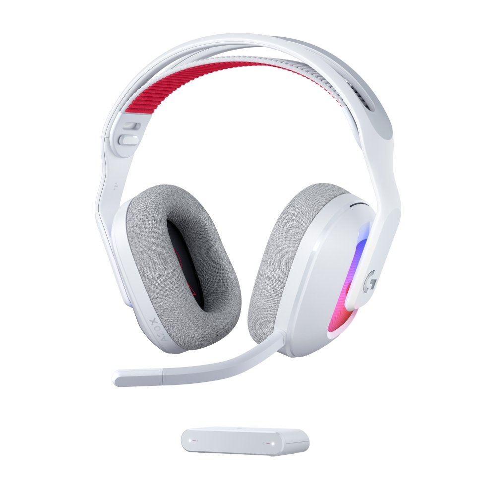 Headset Gamer Sem Fio Logitech G Astro A20 X LIGHTSPEED, Bluetooth, RGB LIGHTSYNC, PLAYSYNC AUDIO, PS5, Xbox, Switch e PC, Branco - 939-002252