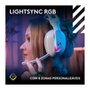 Headset Gamer Sem Fio Logitech G Astro A20 X LIGHTSPEED, Bluetooth, RGB LIGHTSYNC, PLAYSYNC AUDIO, PS5, Xbox, Switch e PC, Branco - 939-002252