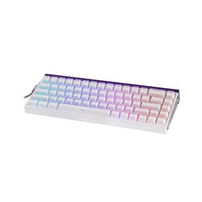 Teclado Magnético Gamer Aula HERO68 HE 8000hz, RGB, Switch Jade King Hotswap, 65%, ANSI, Branco Lighthouse - HERO68HE-LIGH-WH-JADE